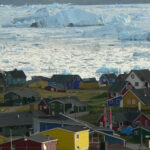 The town of Narsaq - South greenland - 